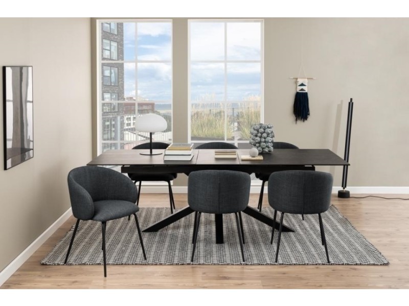 Krzesło Eleanor szare ciemne - ACTONA